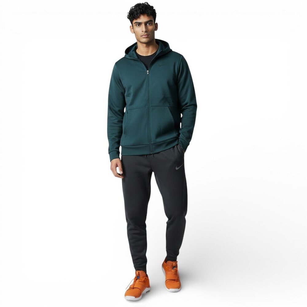 Nike Men's Therma-Fit 2 Piece Sweatsuit Matching Zip Hoodie Joggers Set NWT